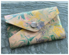 Load image into Gallery viewer, Marbling Letter Envelope Style Business Card Holder
