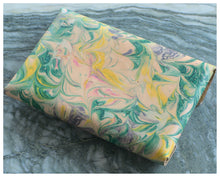 Load image into Gallery viewer, Marbling Letter Envelope Style Business Card Holder back view
