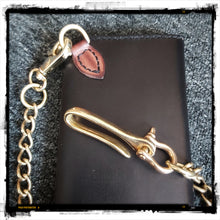 Load image into Gallery viewer, Custom Black Biker Style Wallet Chain attachment
