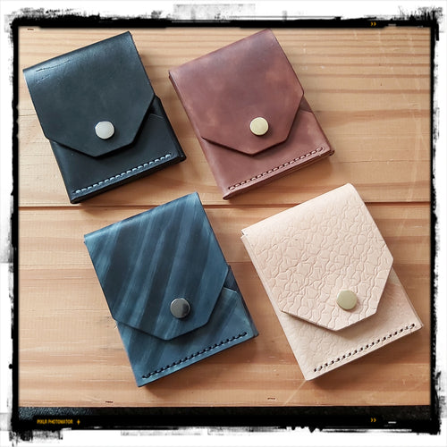 The Ceres card holder/wallet four colours