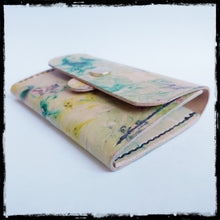 Load image into Gallery viewer, Kayleena Marbled Leather Wallet side view
